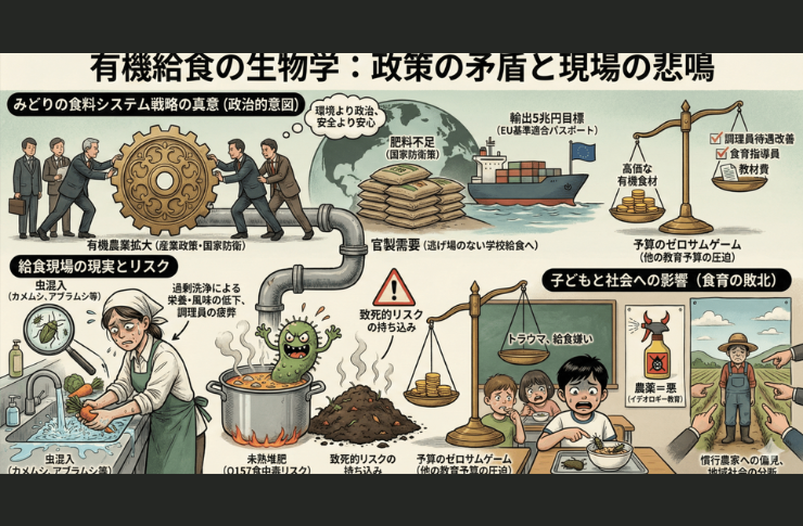 Vol.1 これでいいの？ 有機給食の生物学【東大名誉教授 Dr. 唐木の生物学講義】