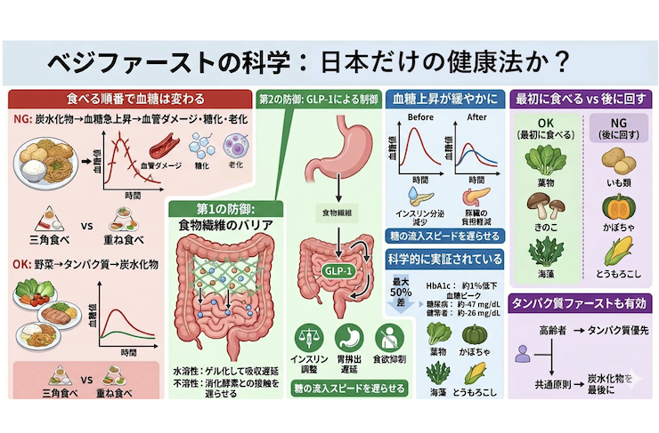 Vol.5 野菜から食べる「ベジファースト」の生物学【東大名誉教授 Dr. 唐木の生物学講義】